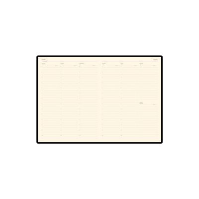 Еженедельник недатированный А4 Profy, коричневый-1