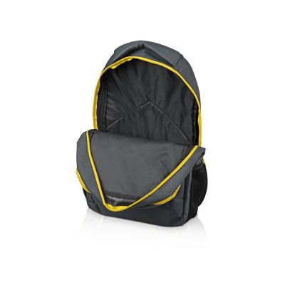 Рюкзак Metropolitan, серый с желтой молнией-2