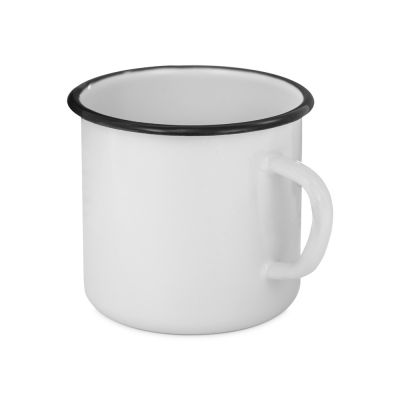 Кружка эмалированная в коробке, белый-1