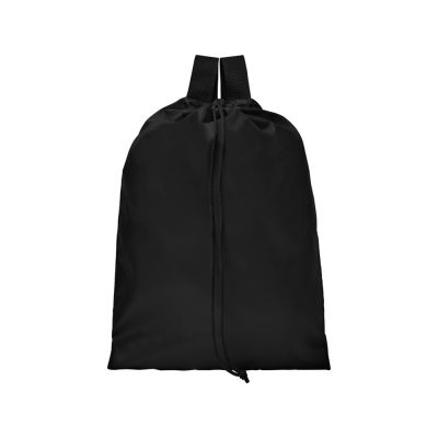 Рюкзак со шнурком и затяжками Lery, черный-1