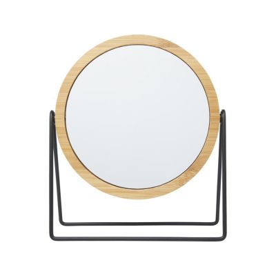 Настольное зеркало в бамбуковой раме Hyrra, natural-1