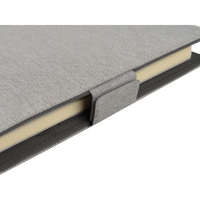 Органайзер с беспроводной зарядкой 5000 mAh Powernote, светло-серый-7