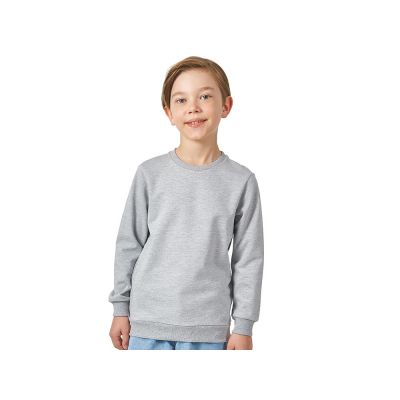 Свитшот Motion детская_14, серый меланж-0
