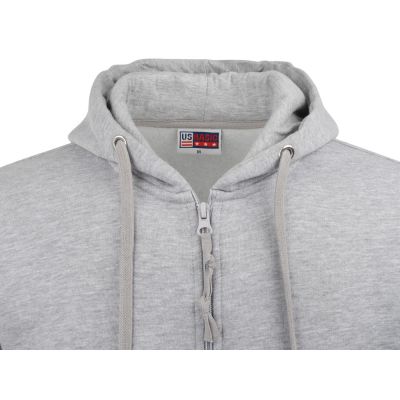 Толстовка на молнии Perform мужская, серый меланж-3
