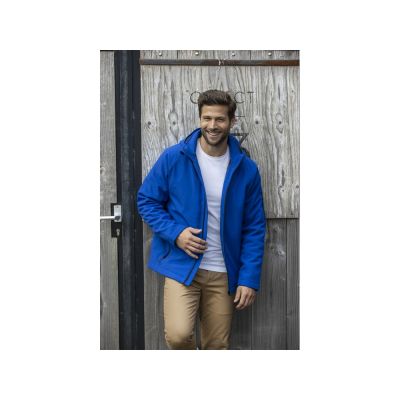 Notus мужская утепленная куртка из софтшелла - Оранжевый-3