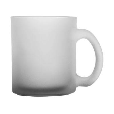 Стеклянная матовая кружка с градиентом для сублимации, черный Ombre Sub-1