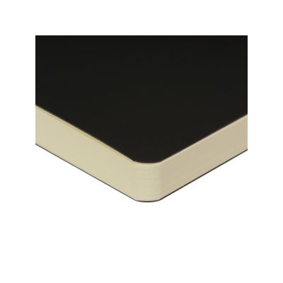 Скетчбук Sketch & Art в мягком переплете 145х145 мм, 100 л. бежевой бумаги 100 гр., черный-1