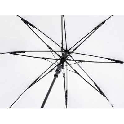 23-дюймовый ветрозащитный полуавтоматический зонт Bella, белый-2