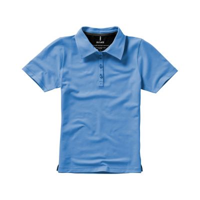 Рубашка поло Markham женская, голубой/антрацит-2