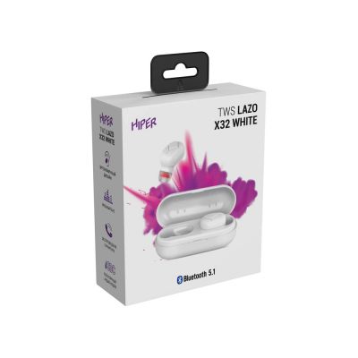 Наушники HIPER TWS Lazo X32 White (HTW-LX32) Bluetooth 5.1 гарнитура, Белый-4