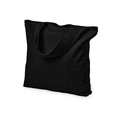 Сумка-шоппер Vest из хлопка 340 г/м2, черный-0