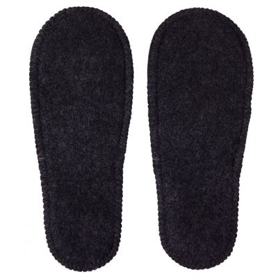 Тапочки белые/серые с отворотом без вышивки-4