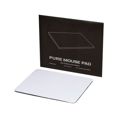 Коврик для мыши Pure с антибактериальным покрытием, белый-3