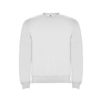 Свитшот с начесом Clasica унисекс, белый