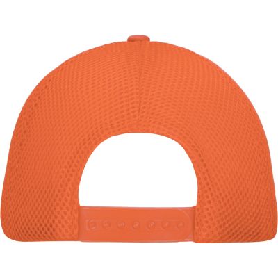 Бейсболка с сеткой Newport, оранжевый/белый-6