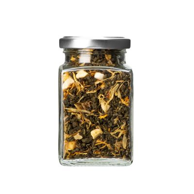Чай манговый улун, серия Bouquet, стеклянная банка-1