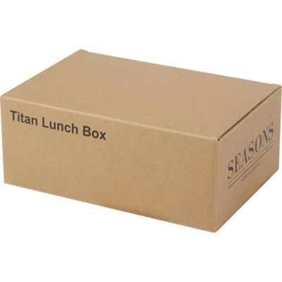 Пищевой контейнер Titan из переработанной нержавеющей стали, серебристый-4