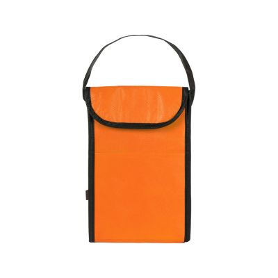 Сумка-холодильник Reviver на липучке из нетканого переработанного материала, оранжевый-2