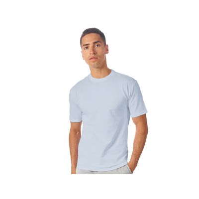 Футболка из френч терри Warsaw унисекс 220гр, небесно-голубой-1