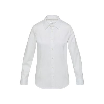 Citrine женская рубашка из твила - Белый-1