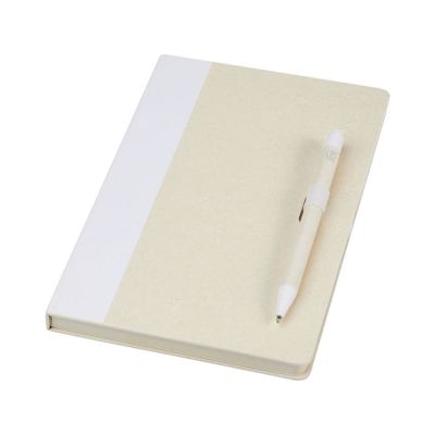 Блокнот размером A5 и шариковая ручка Dairy Dream, белый-0