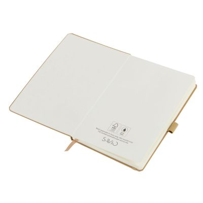 Блокнот Sevilia Hard, твердая обложка из крафта A5, 80 листов, крафтовый/бежевый-1