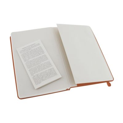 Записная книжка Moleskine Classic (в линейку) в твердой обложке, Large (13х21см), оранжевый коралл-3