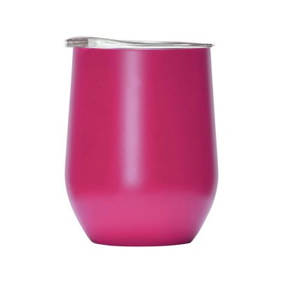 Вакуумная термокружка Sense, непротекаемая крышка, розовый-2