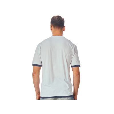 Футболка Rotterdam мужская, жемчужный/темно-синий-2