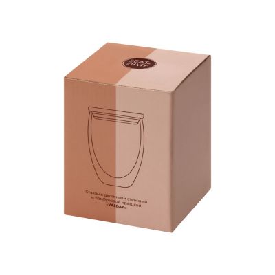 Стакан Valday с двойными стекнами и бамбуковой крышкой, 350 мл-6