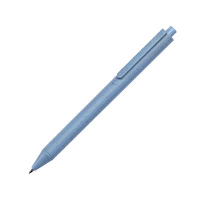 Блокнот А5 Toledo M, синий + ручка шариковая Pianta из пшеничной соломы, синий-4