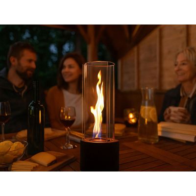 Биокамин с вьющимся пламенем Dance of flame-11