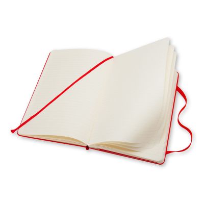 Записная книжка Moleskine Classic (в линейку) в твердой обложке, Large (13х21см), красный-2