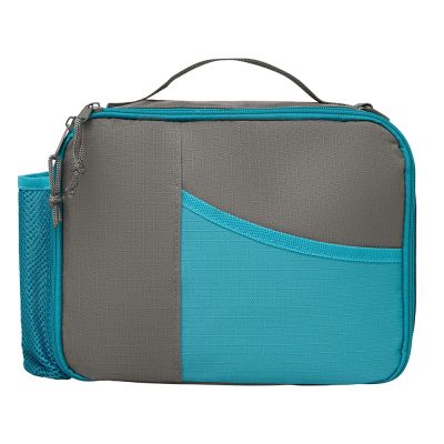 Изотермическая сумка-холодильник Breeze New для ланч-бокса, серый/голубой-1
