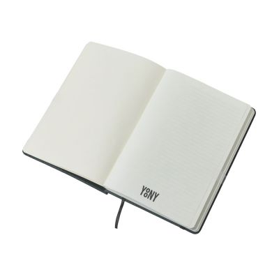 Набор блокнот А5 с магнитным держателем для ручки и подставкой для телефона и металлической шариковой ручкой NotaBene, черный-5