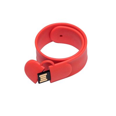 Флешка в виде браслета, 8 Гб, оранжевый-1