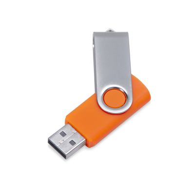 Флеш-карта USB 2.0 16 Gb Flash C1, оранжевый-0