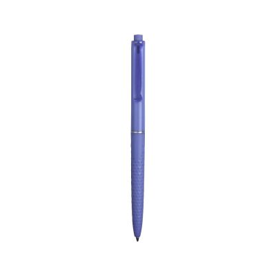 Ручка пластиковая soft-touch шариковая Plane, светло-синий-1