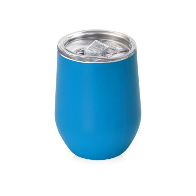 Вакуумная термокружка Sense, непротекаемая крышка, голубой-0