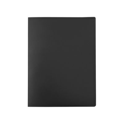 Папка пластиковая с 2 кольцами, черный-1