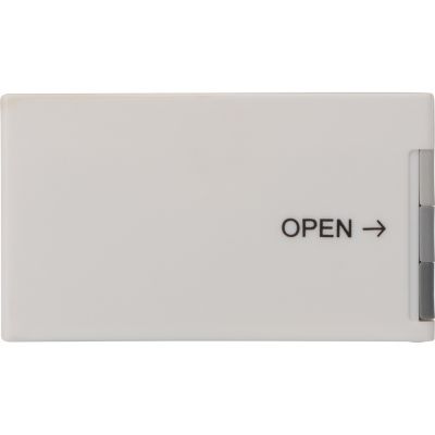 Настольный органайзер с функцией беспроводной зарядки, белый-8