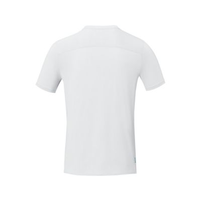 Borax Мужская футболка с короткими рукавами из переработанного полиэстера, сертифицированного согласно GRS - Белый-2