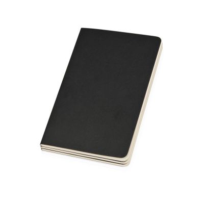 Записная книжка Moleskine Cahier (нелинованный, 3 шт.), Large (13х21см), черный-1