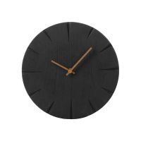 Часы деревянные Валери, 28 см, черный