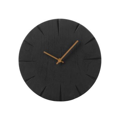 Часы деревянные Helga, 28 см, черный-0