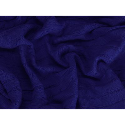 Плед акриловый Braid NEW, темно-синий-1