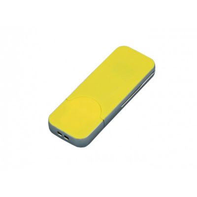 USB-флешка на 16 Гб в стиле I-phone, прямоугольнй формы, желтый-0