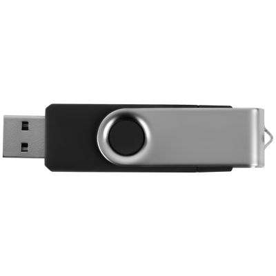 USB/micro USB-флешка 2.0 на 16 Гб Квебек OTG, черный-4