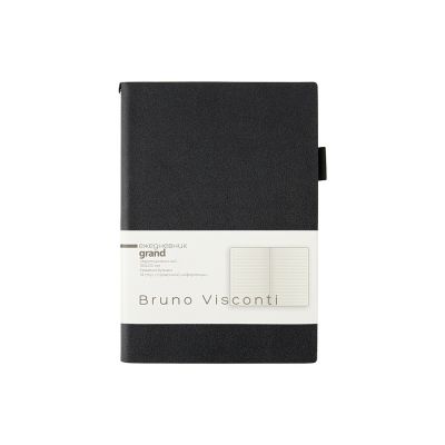 Ежедневник недатированный А5 Grand, черный-1