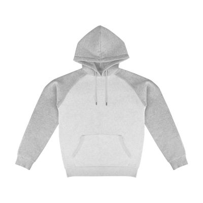 Толстовка с капюшоном Dublin мужская, серый меланж/белый меланж-13